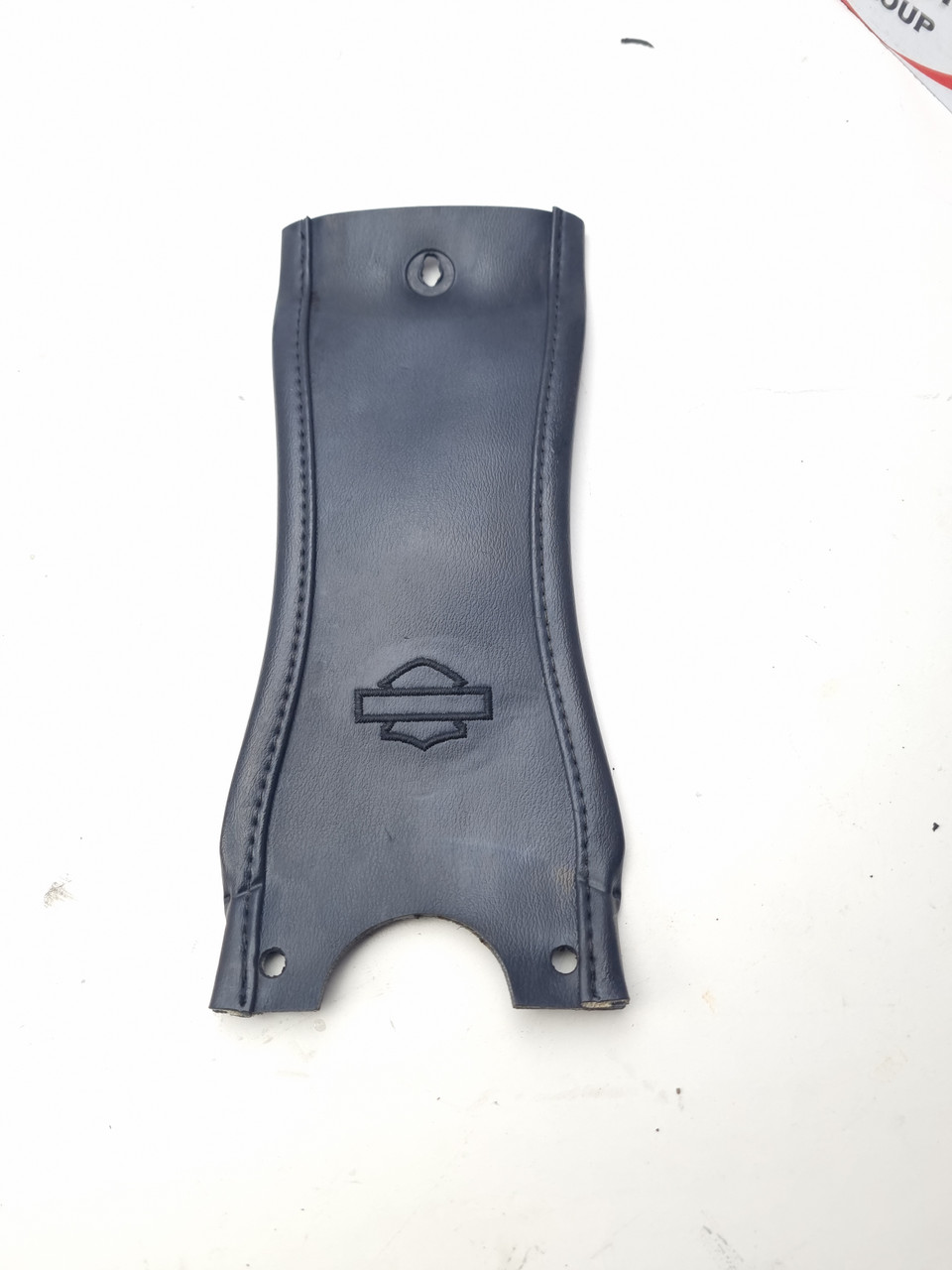 Fuel tank leather trim panel cover Harley Davidson Dyna fat bob