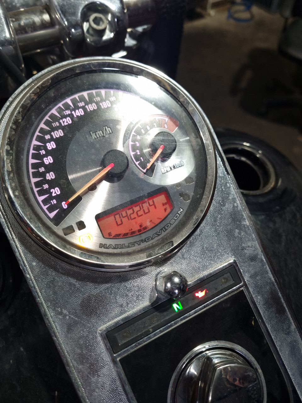 Speedo Tacho 42000km Harley Davidson Softail CVO Road King 74775