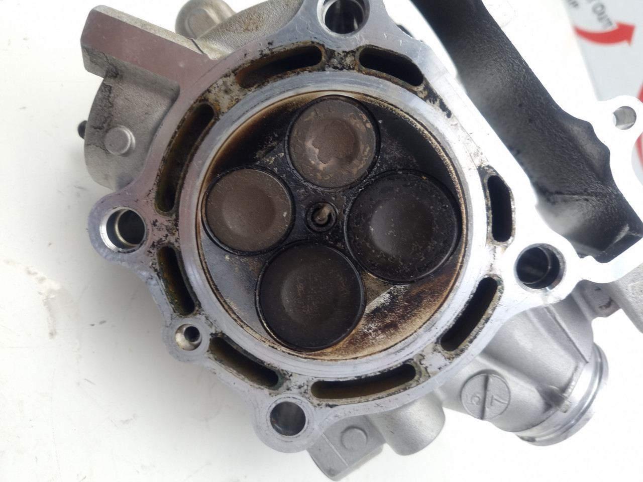 【アップ】 Cylinder head Cams valves Kawasaki KX250F 09-10 11008-0191 - Bike