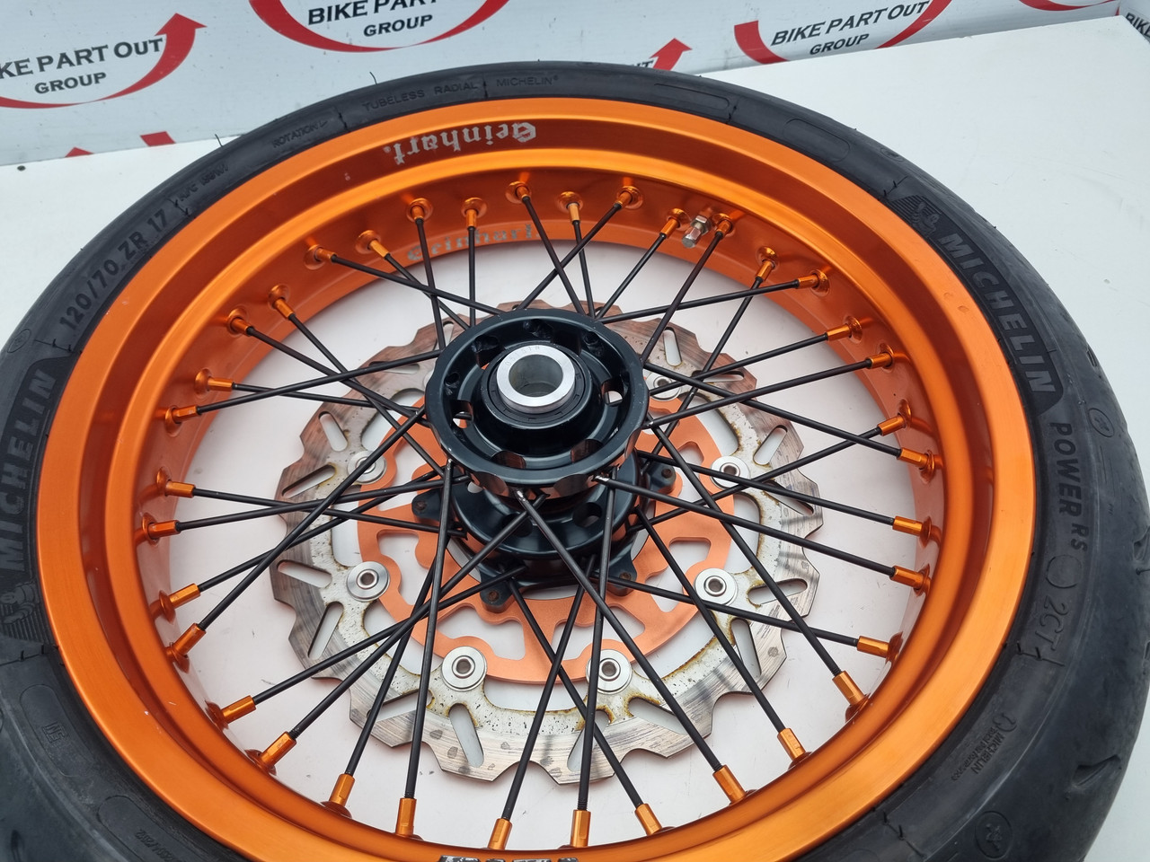 Geinhart Motard Supermoto Wheel Set Front Rear KTM450 KTM530