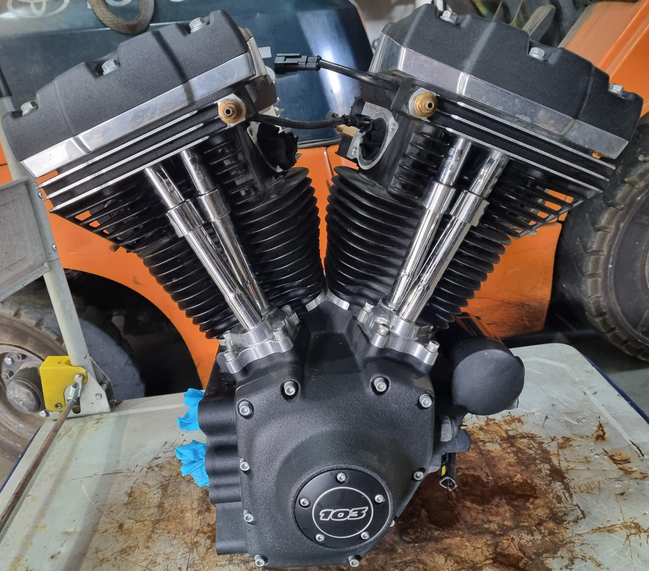 Road King Hd Twin Cam Engine Bike Harley Twin Cam Motor 2007