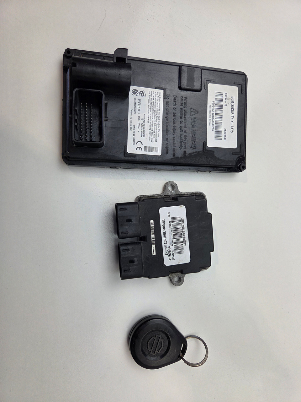 Security System TSSM X Axis Lock key Ignition Fob ECM ECU BCM