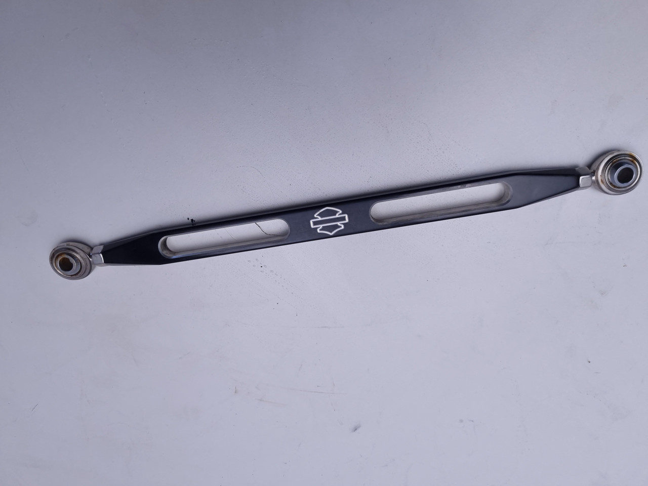 Slotted Black gear shift linkage Harley Davidson Softail 86 on