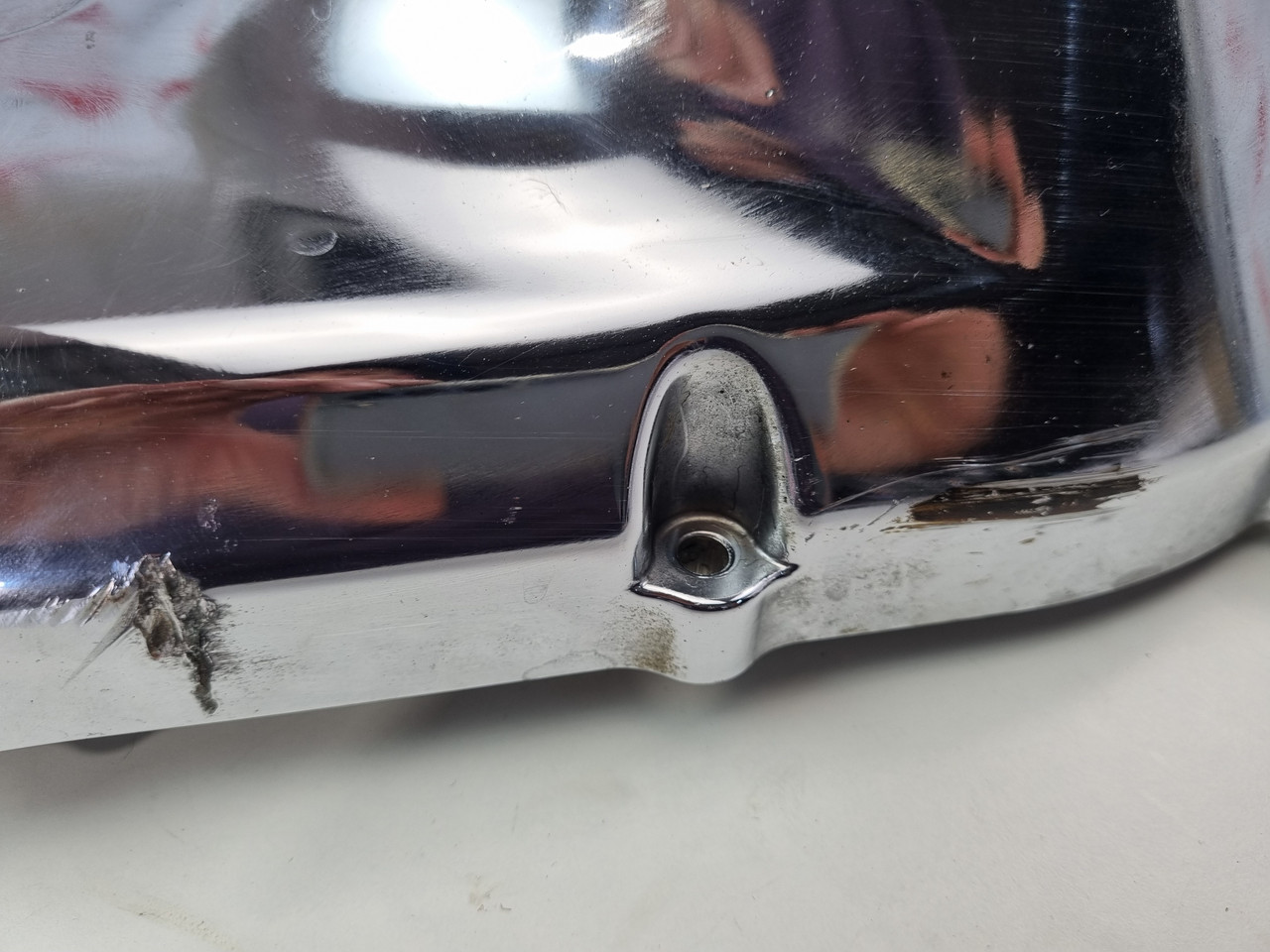 ショウ Outer Primary Cover forward mount Harley Davidson Softail 07-17
