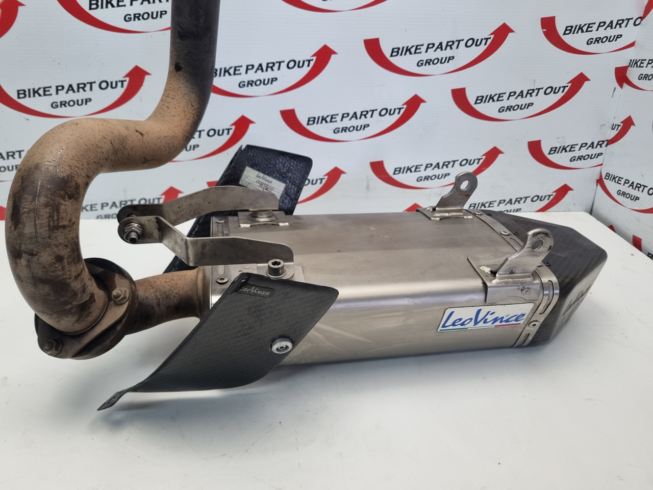 Exhaust Muffler Leo Vince slip on KTM 690 Duke 08-11 8258 - Bike