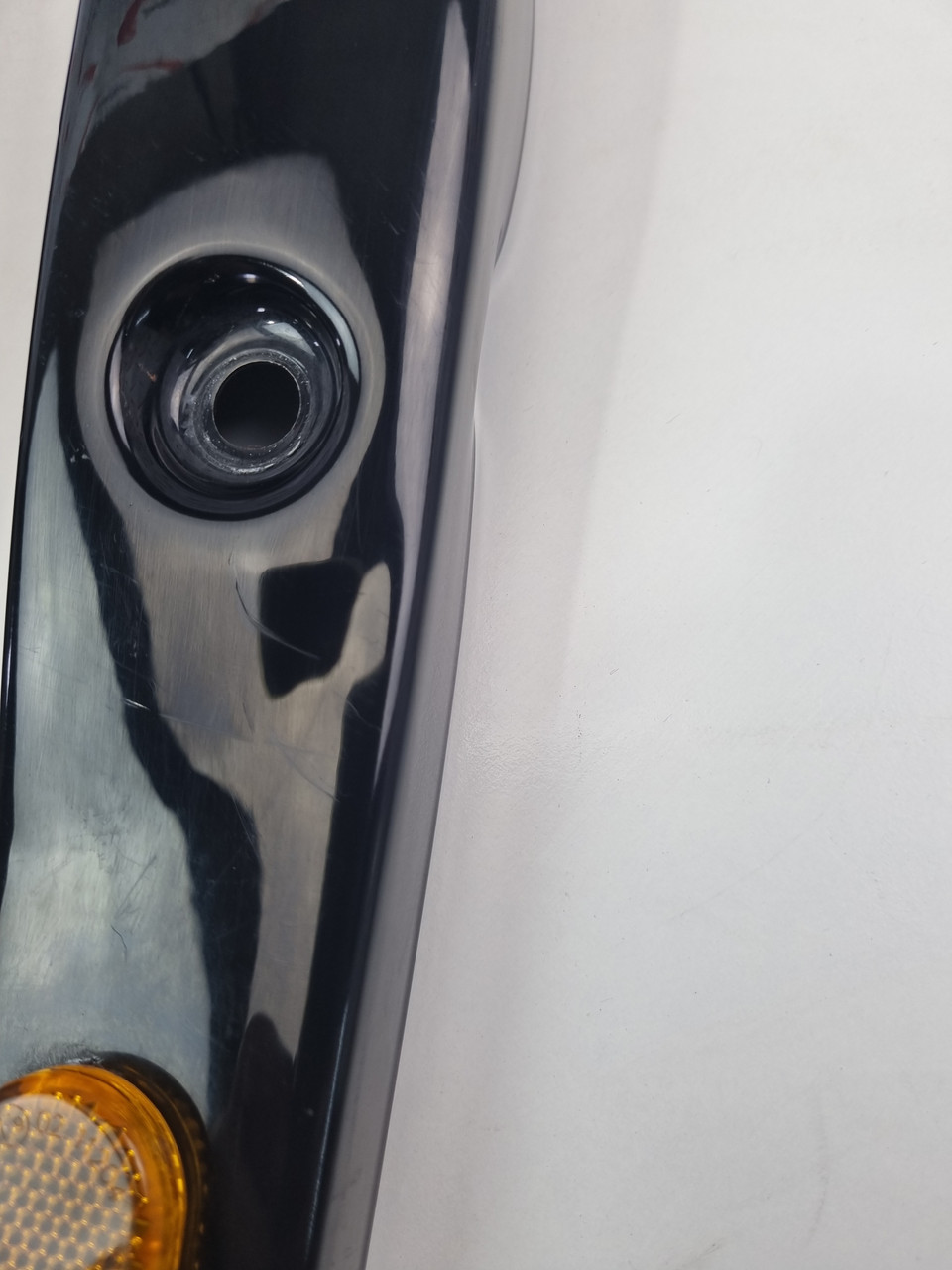 Rear fender strut cover pair Black Harley Davidson Dyna Wide Glide