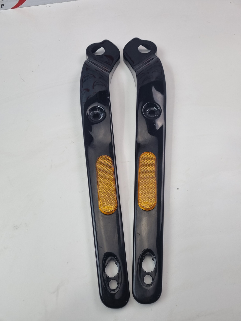 myu Rear fender strut cover pair Black Harley Davidson Dyna Wide Glide