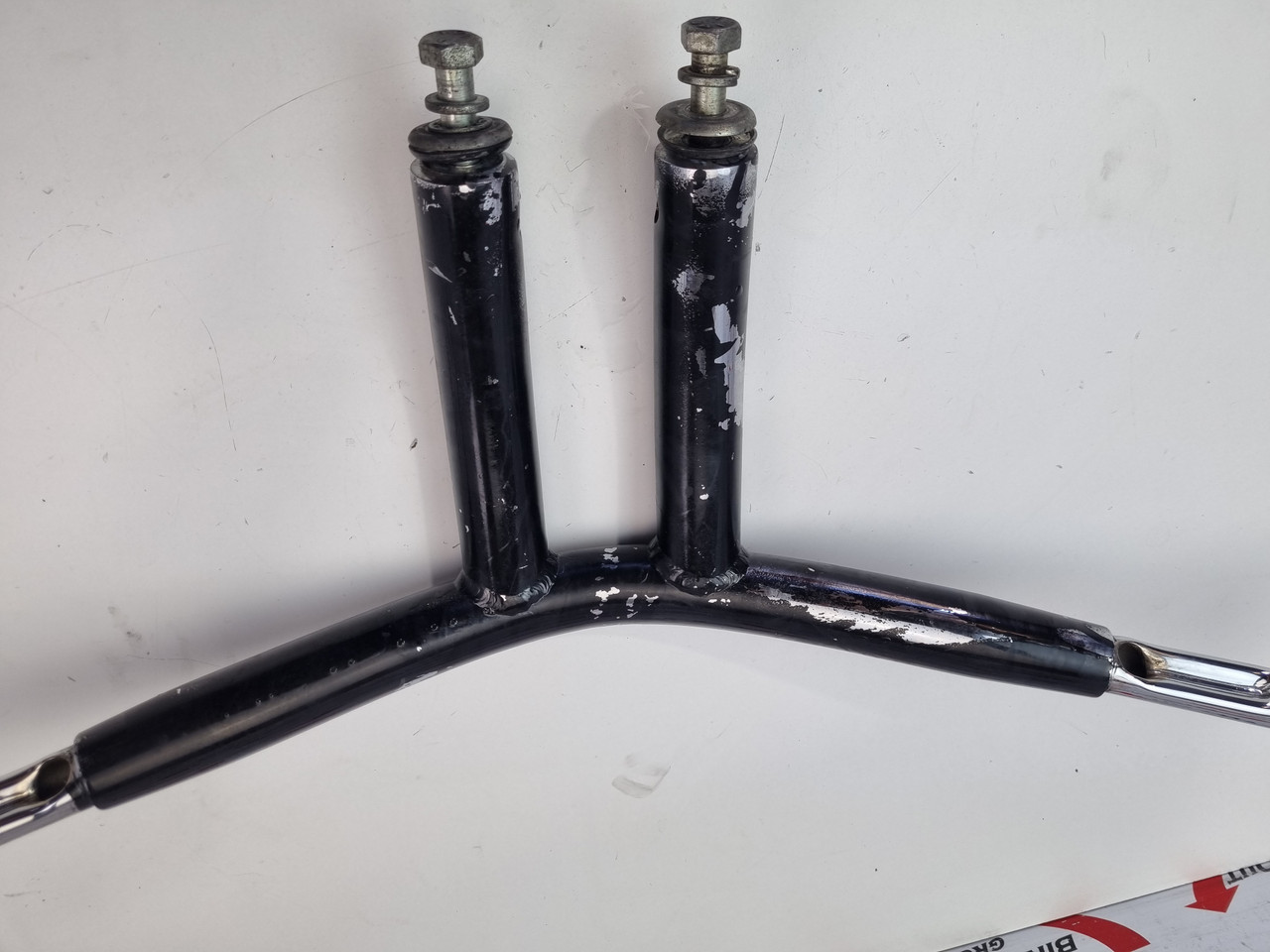 Drag Bars T Bars handlebars Harley Davidson Dyna Softail 8in rise 31in ...