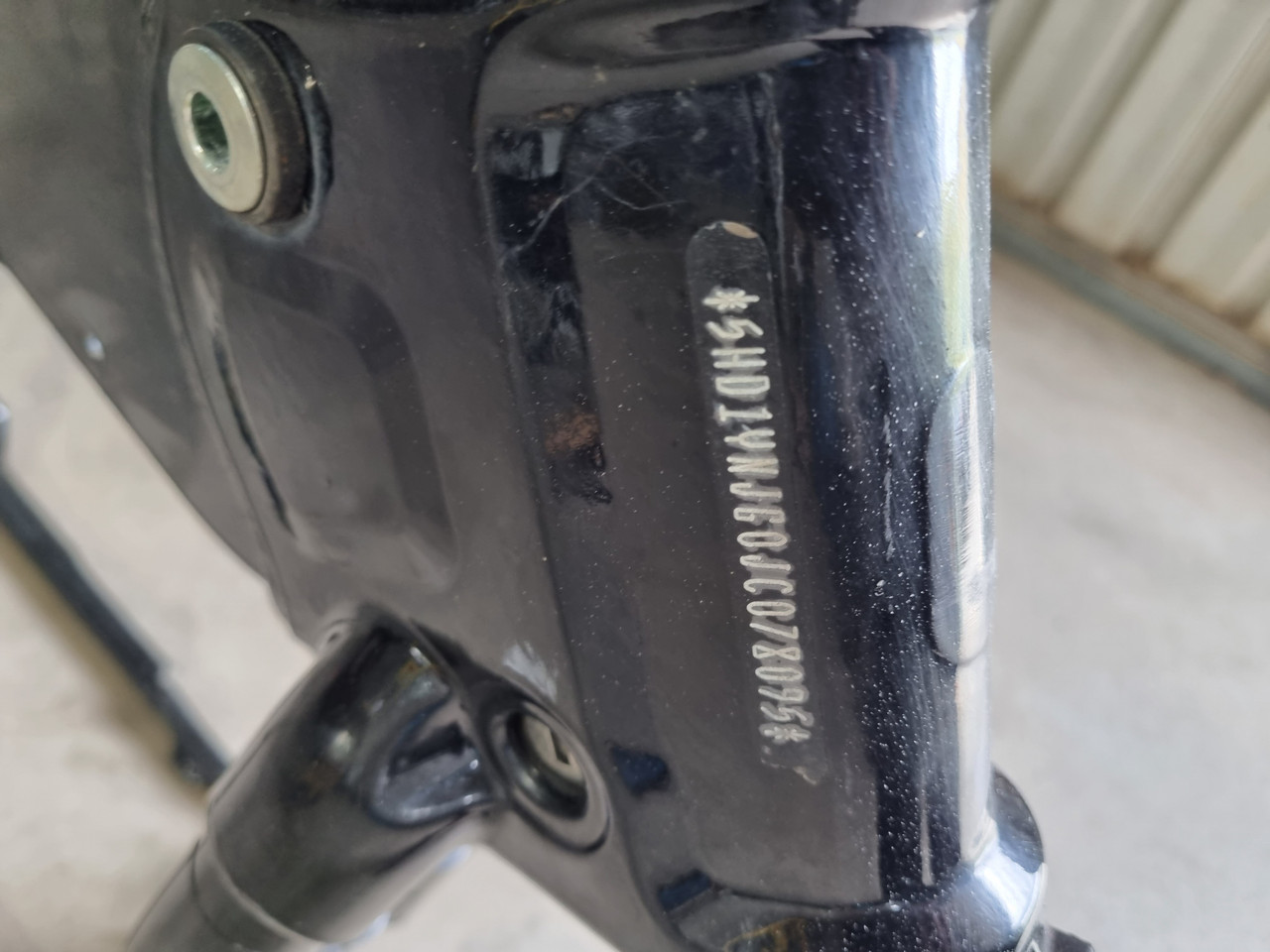 Frame Chassis Stat Write Off Harley Davidson M8 Softail 30 deg 18