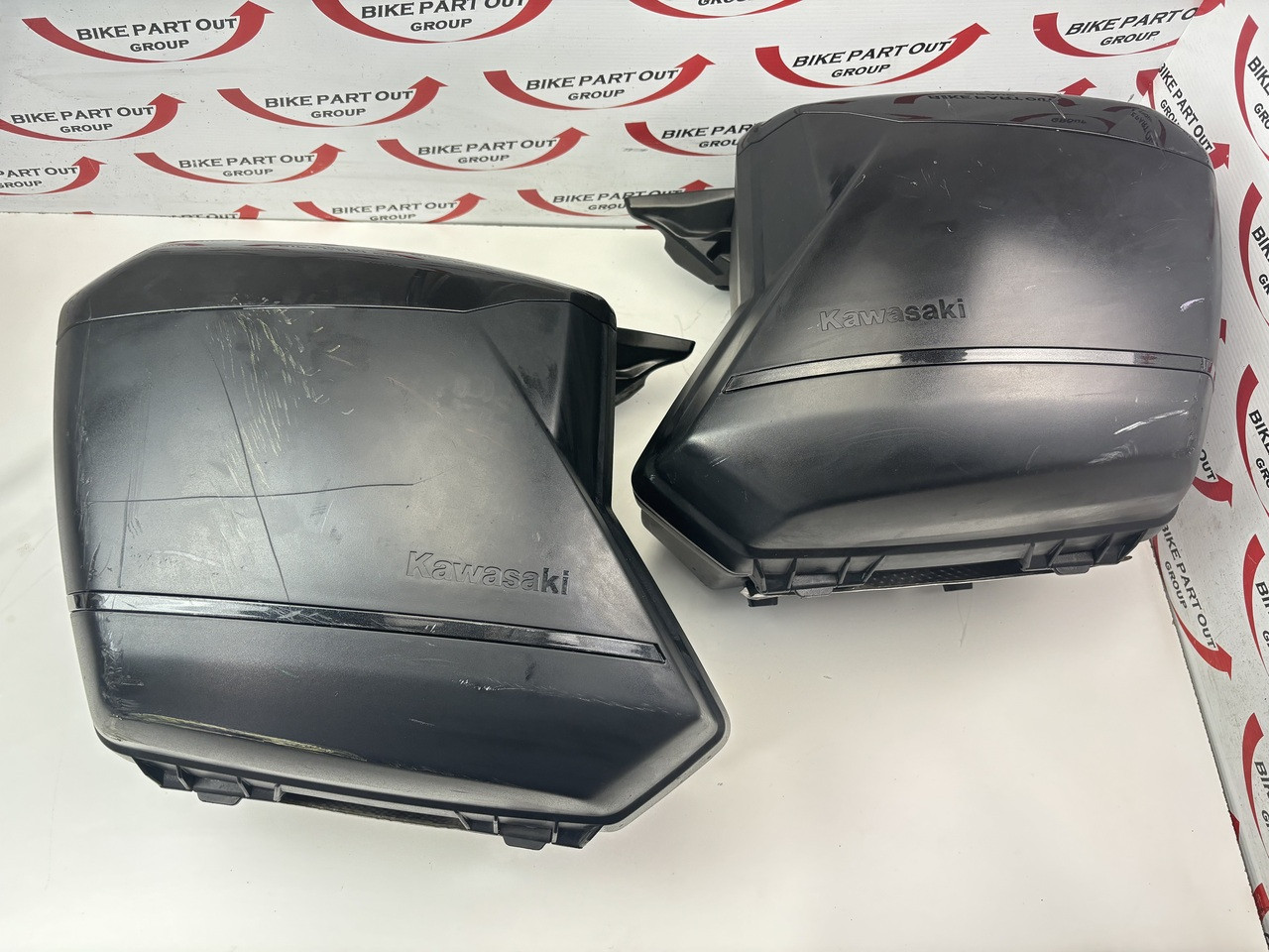 Pannier boxes Kawasaki Versys 650 KLE650 - Bike Part Out