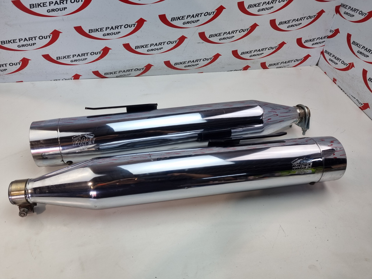 Exhaust Vance & Hines Slip on mufflers Titan 450 Oversize Harley
