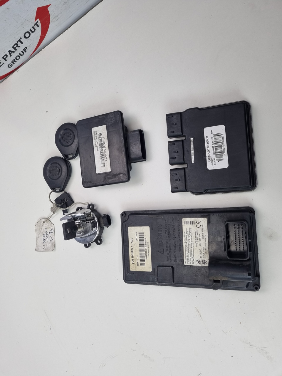 BCM ECM CDI Security Y Axis CODED fob key ignition Harley Davidson