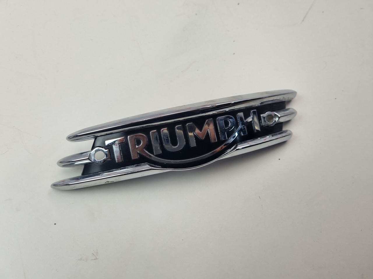 RH Tank Badge emblem Triumph Bonneville T120 T2401446 - Bike Part Out
