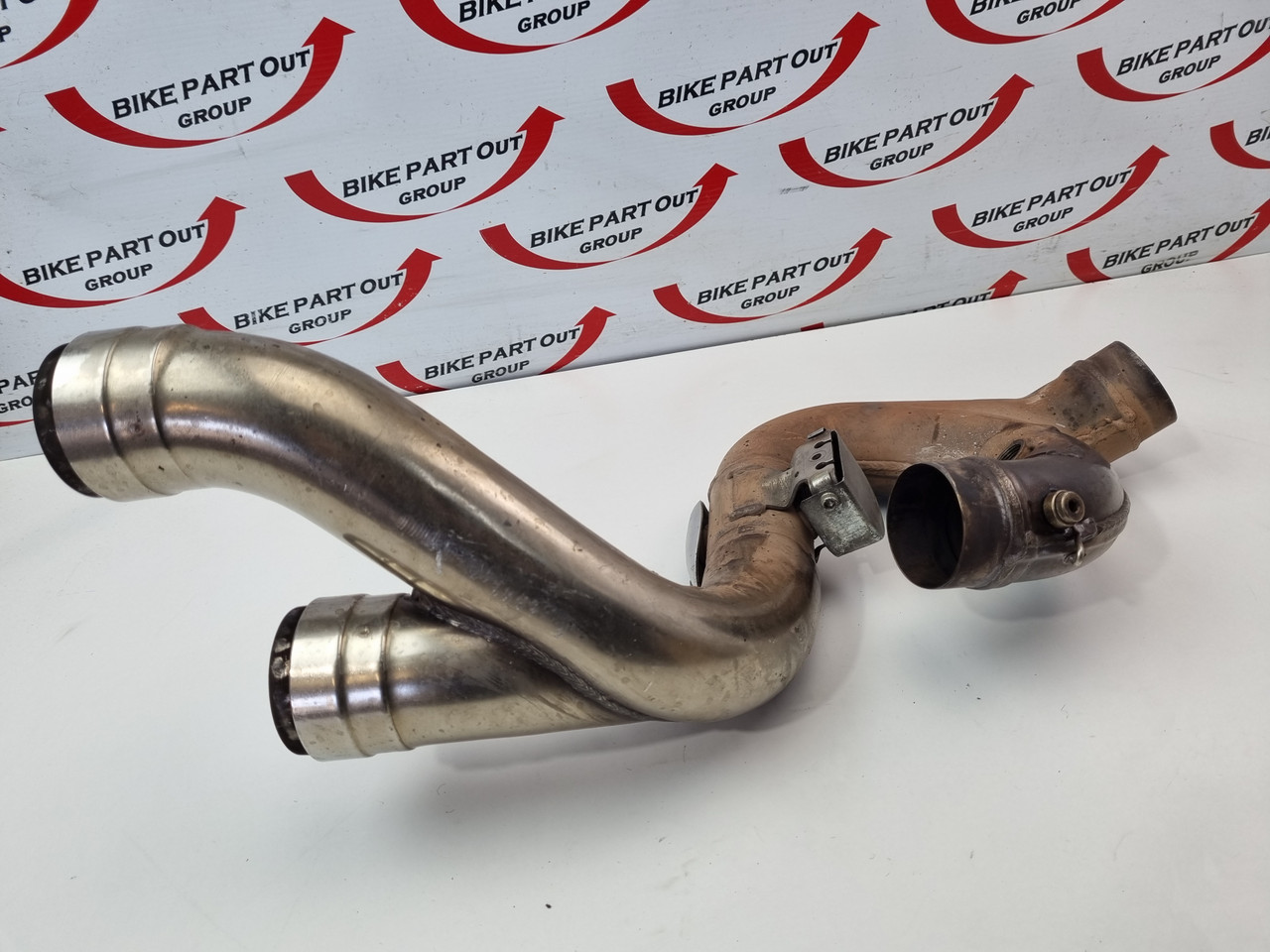 Mid Centre header exhaust pipe Ducati 848 Streetfighter 12