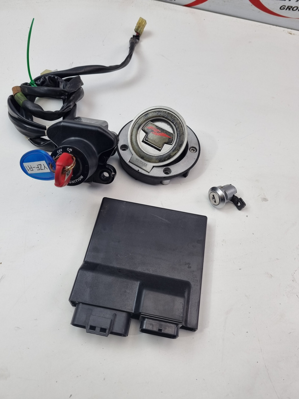 Coded Ignition lock key set CDI ECU Immobilizer YZF-R1 R1 12