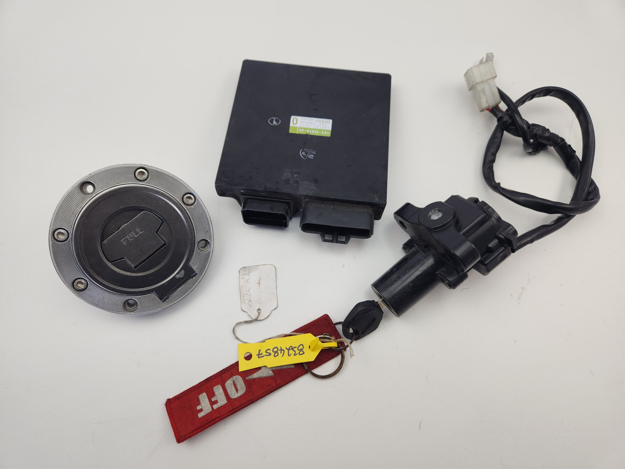 Coded Ignition lock key set CDI ECU Immobilizer YZF-R1 R1 12-14