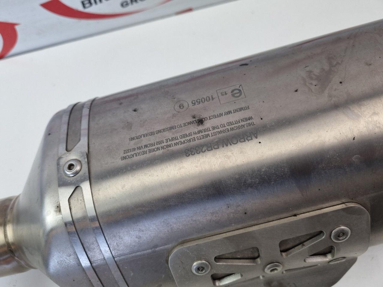 専用ページ9 Arrow exhaust slip on mufflers Triumph Speed triple 1050 R 11-15