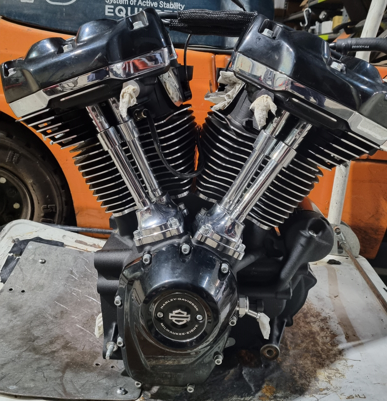Motor Engine 114 ci Harley Davidson M8 Touring 20-24 16200662