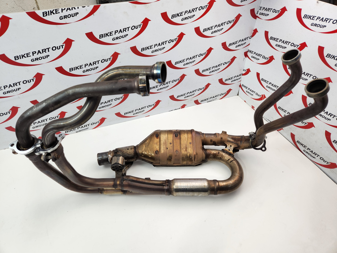 ひで Exhaust Header Pipes Muffler Box Honda VFR1200X Crosstourer 16-17