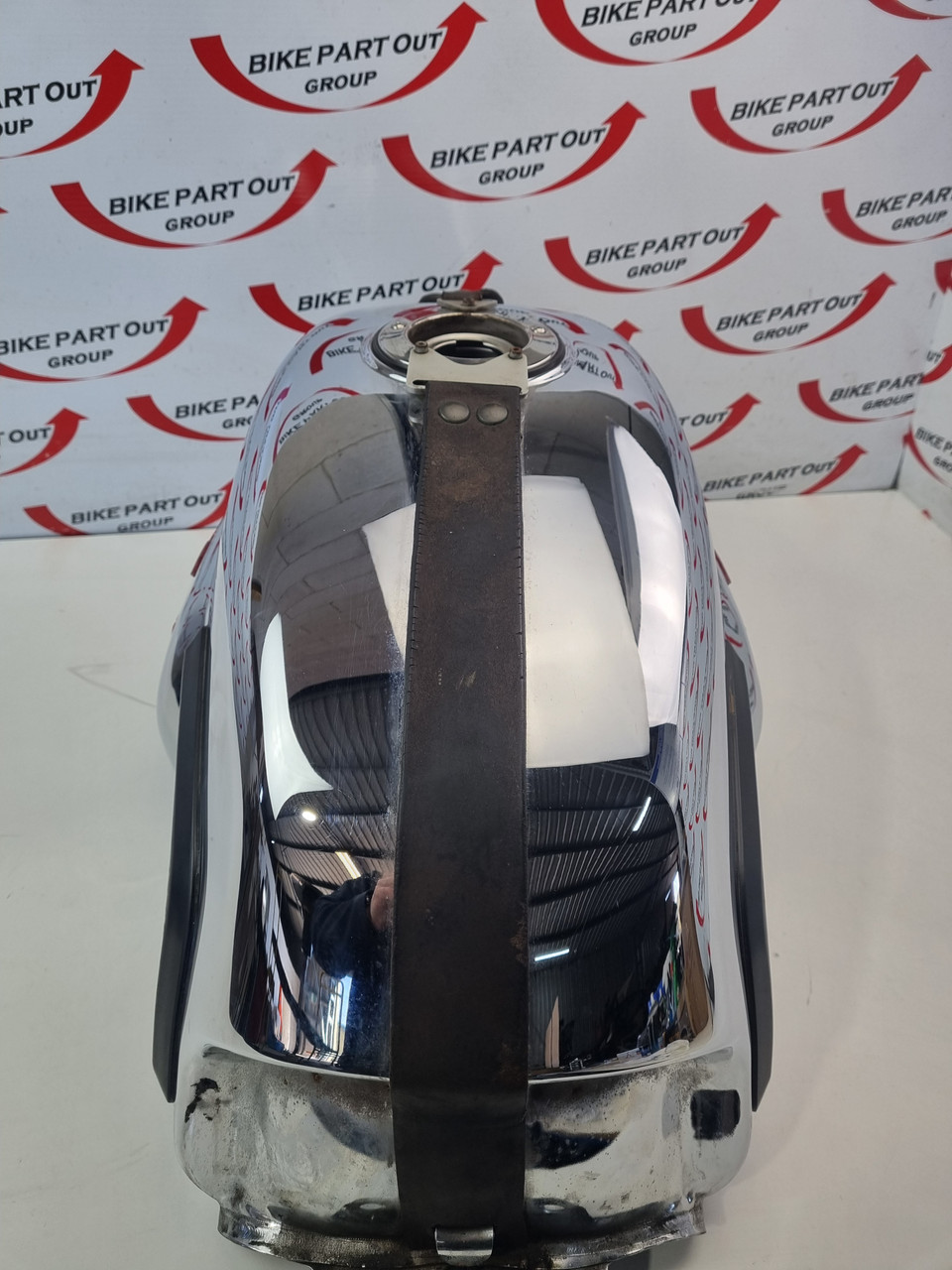 Fuel Petrol tank Chrome Moto Guzzi V7 750 II Racer 14-16 2H000420