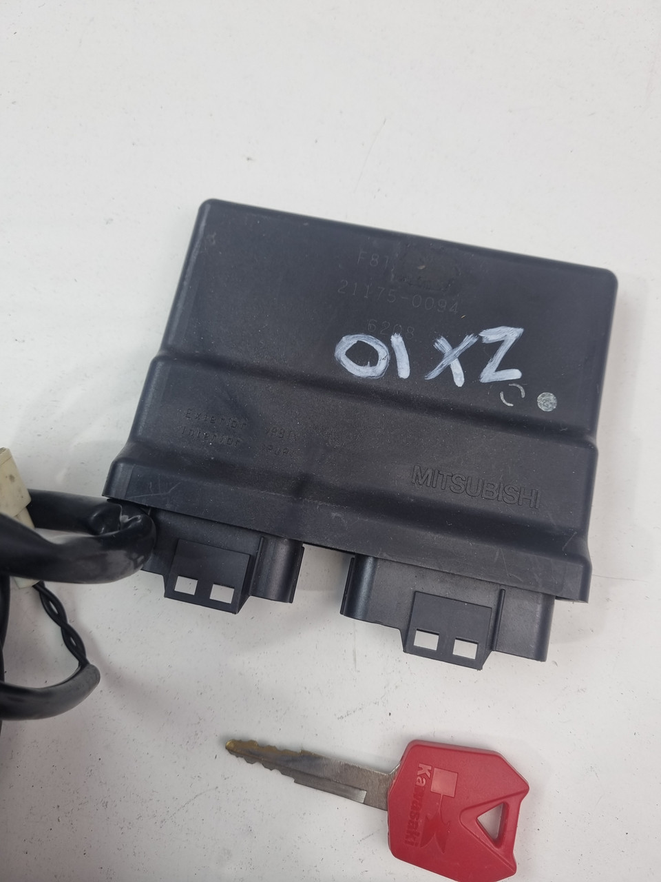 Coded CDI Ignition lock key set immobiliser Kawasaki Ninja ZX10