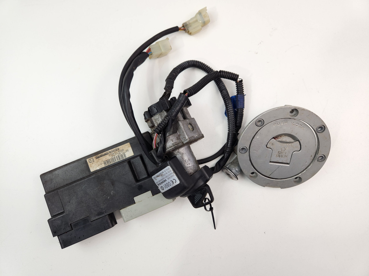 CDI ECU Lock Key Fuel Cap Set Honda CBR900 RR Fireblade 00-01