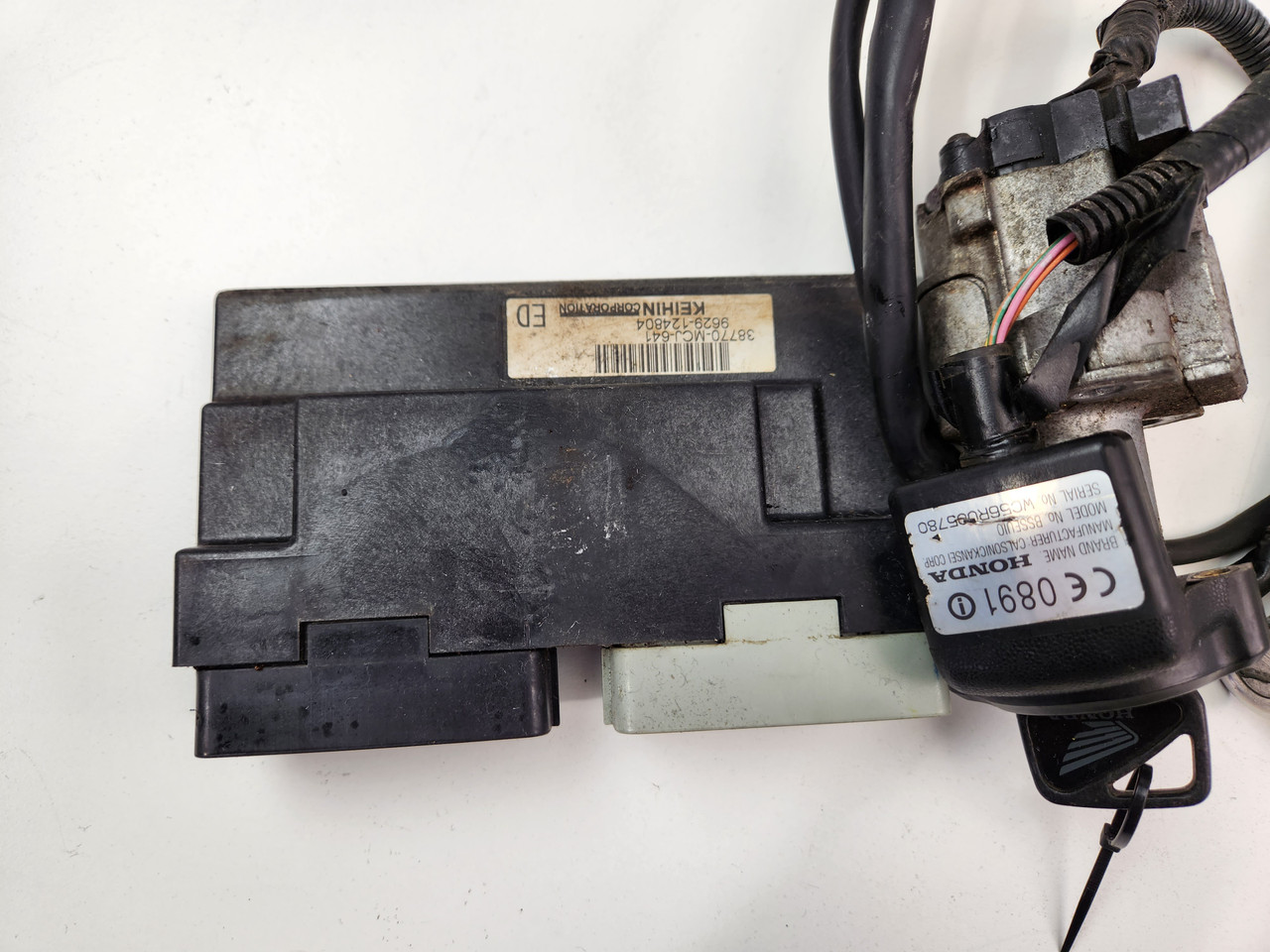 CDI ECU Lock Key Fuel Cap Set Honda CBR900 RR Fireblade 00-01
