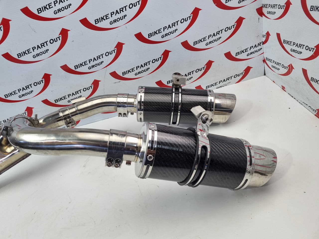 Delkevic Yamaha YZF-R1 R1 2009-2014 Slip On Round Carbon Exhaust