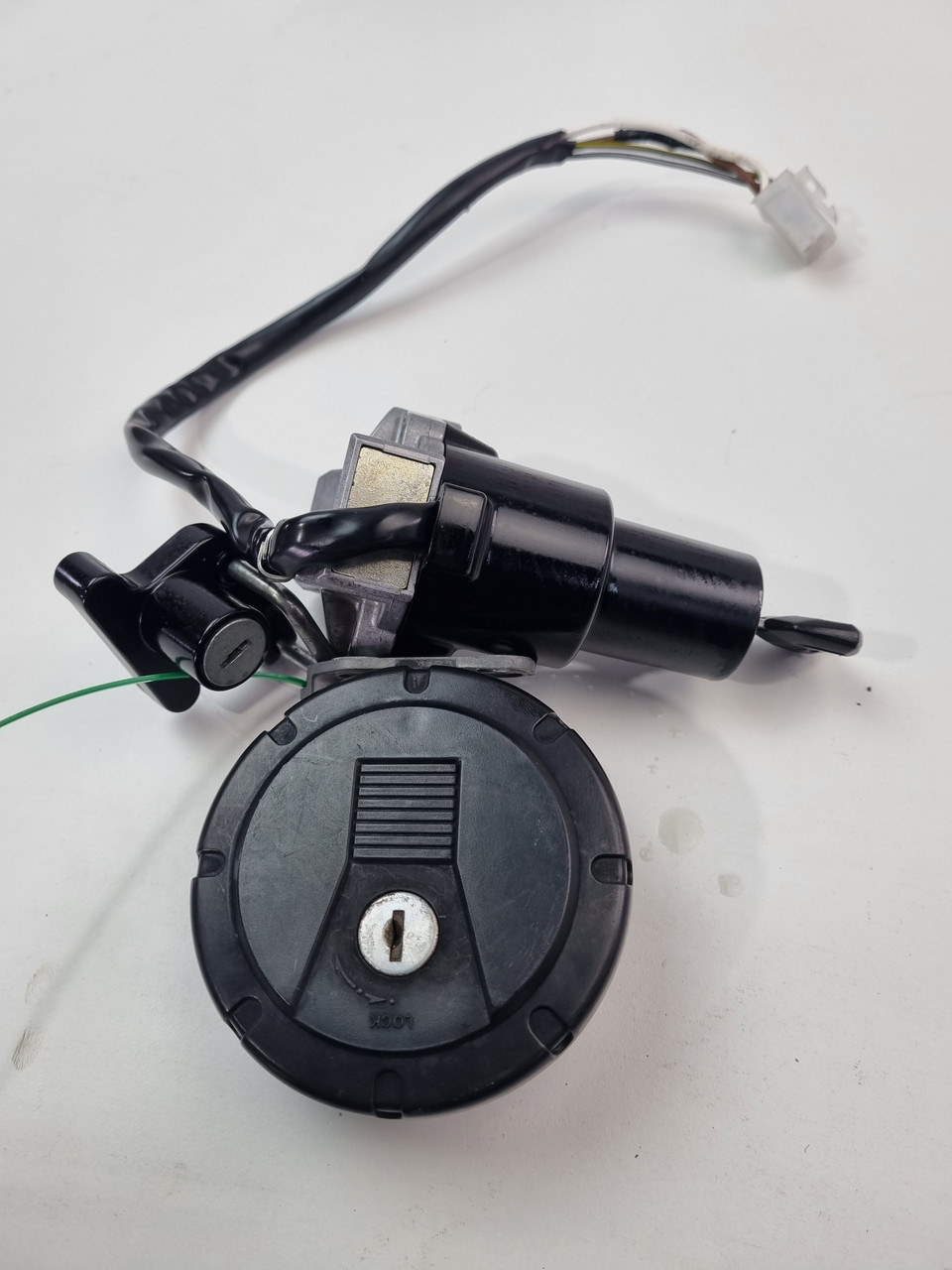 Ignition switch fuel cap lock key set Kawasaki KLR650 15-21 27005