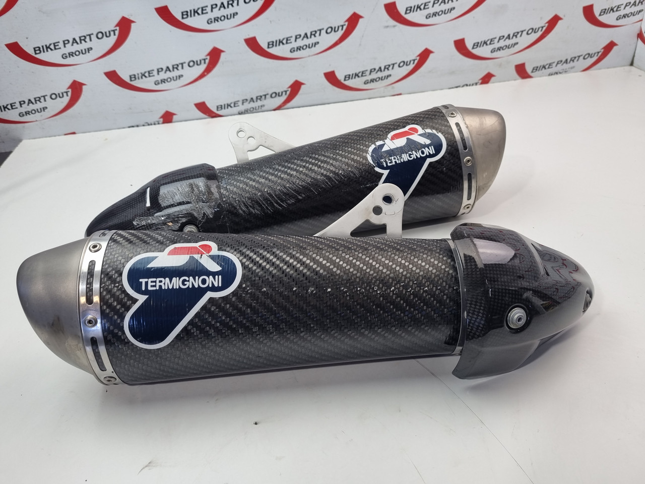 Termignoni Slip on mufflers exhaust Race ECU Ducati Monster 1100 S