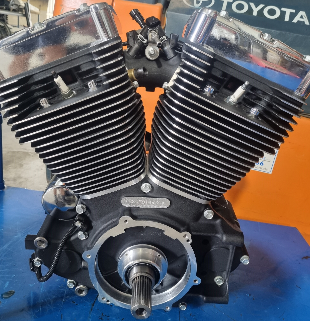 Motor Engine Harley Davidson Softail Fatboy Breakout 103ci 5000km ...
