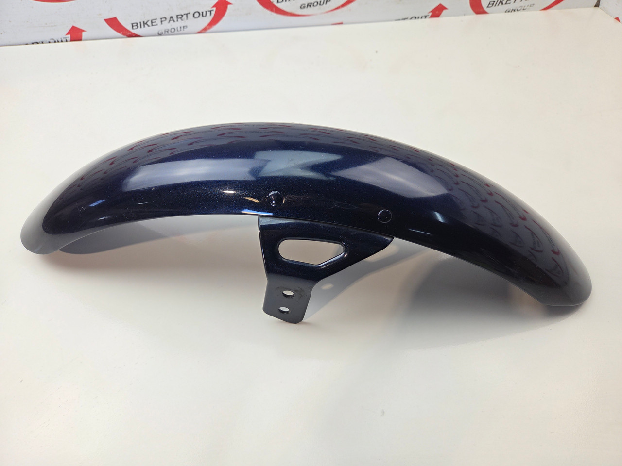 。。。 OEM Blue Front fender mud guard suit 19in wheel Harley