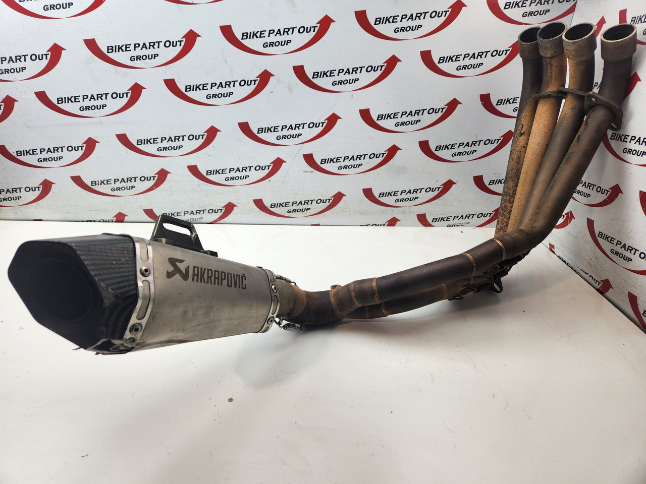 Akrapovic Exhaust Muffler And Header Pipes Honda CB650R 19 S-H6R14