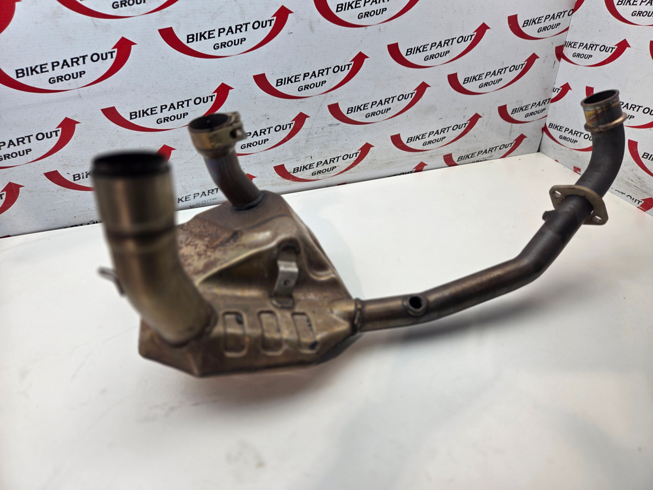 Exhaust front header muffler box Ducati Hypermotard 796 10-12 57221541D ...