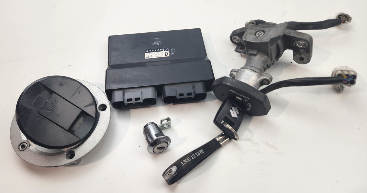 CDI ECU Coded Immobiliser Ignition Lock Key Set Suzuki GSXS1000 F