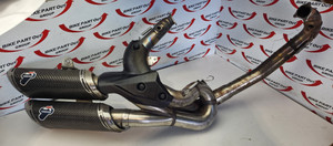 Termignoni exhaust system muffler damaged Ducati 848 1098 Streetfighter 96454711B