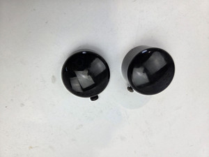 Black Rear axle covers Harley Davidson Softail Dyna 07-17