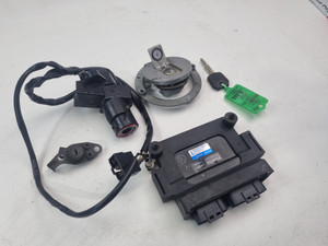 Coded Ignition lock key set CDI Immobiliser Kawasaki  ZX1200 ZX12R 02-06 27045-5362