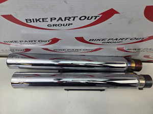 Vance & Hines exhaust muffler slip on Straight shots Harley Davidson Sportster XL 1200 883 04-13 16819