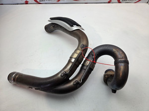 Exhaust header front rear mid pipe Ducati Monster 797 17-21 659 19-21 57014101B  57114881A