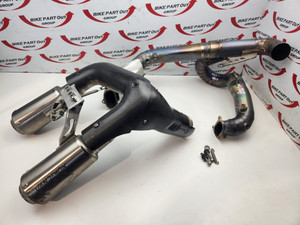 Exhaust system Vandemon full titanium high mount Ducati Streetfighter V2 21-24 Panigale V2 20-24 Bayliss 21-24 DUCV2TIEXHSMESA
