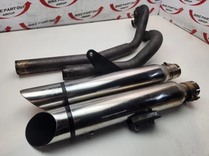 Delkevic Full Exhaust System Yamaha XVS650 Vstar Custom 13-18 COM37BD