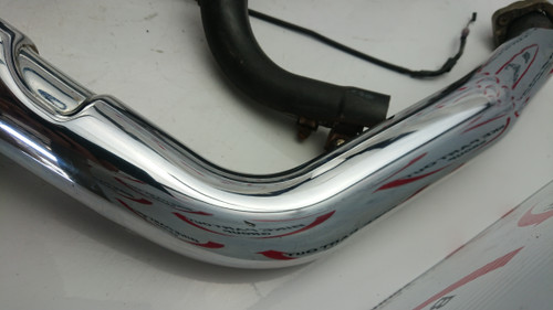 ティガー Front rear exhaust header pipes shield Harley Davidson Dyna 96ci