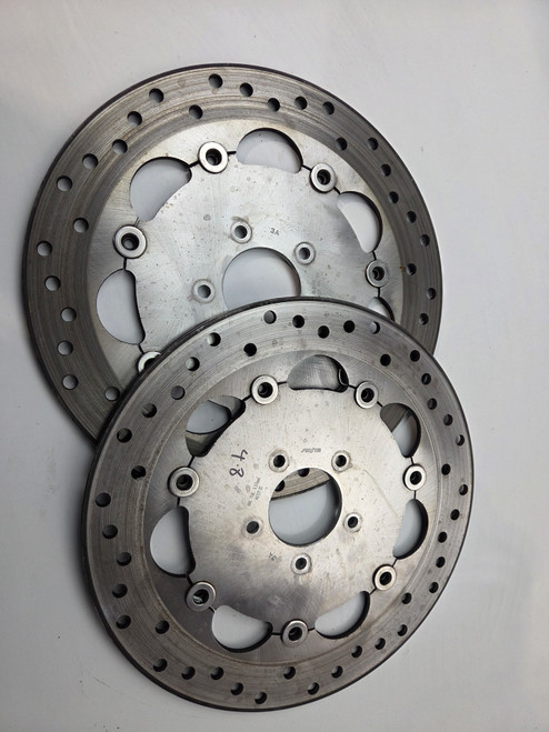  Front disc pair floating Harley Davidson Dyna Fat Street Bob Super wide glide 10-17 46717-10