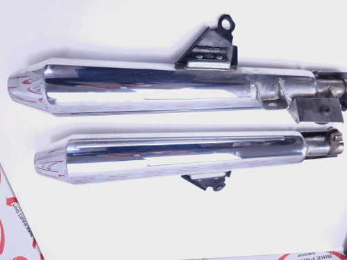 Exhaust mufflers straight through Triumph Bonneville SE T100 Carbs EFI A9600380