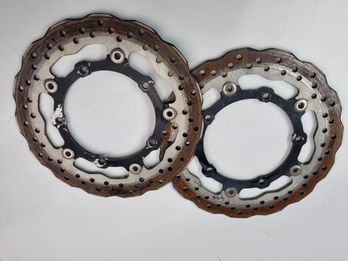 Front brake disc pair Yamaha XTZ690 XTZ 690 Z Tenere 700 XSR MT07 1WS-2581T-01 Front brake disc pair Yamaha XTZ690 XTZ 690 Z Tenere 700 XSR MT07 1WS-2581T-01