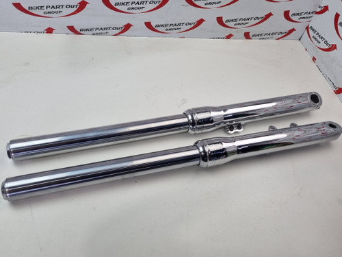 Front forks 49mm Single disc Chrome Harley Davidson Dyna 06-17 48803-10 Front forks 49mm Single disc Chrome Harley Davidson Dyna 06-17 48803-10