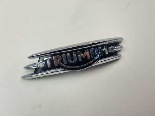 RH Tank Badge emblem Triumph Bonneville T120 T2401446 RH Tank Badge emblem Triumph Bonneville T120 T2401446