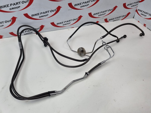 Front brake lines ABS Extended 12in Apes Harley Davidson Road King Tourer 09-13 40612-09 Front brake lines ABS Extended 12in Apes Harley Davidson Road King Tourer 09-13 40612-09