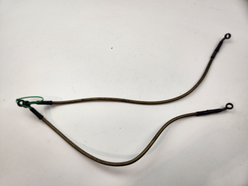 Braided front brake hose pipe lines Kawasaki Ninja ZX6R ZX600 09-18 43095-0446